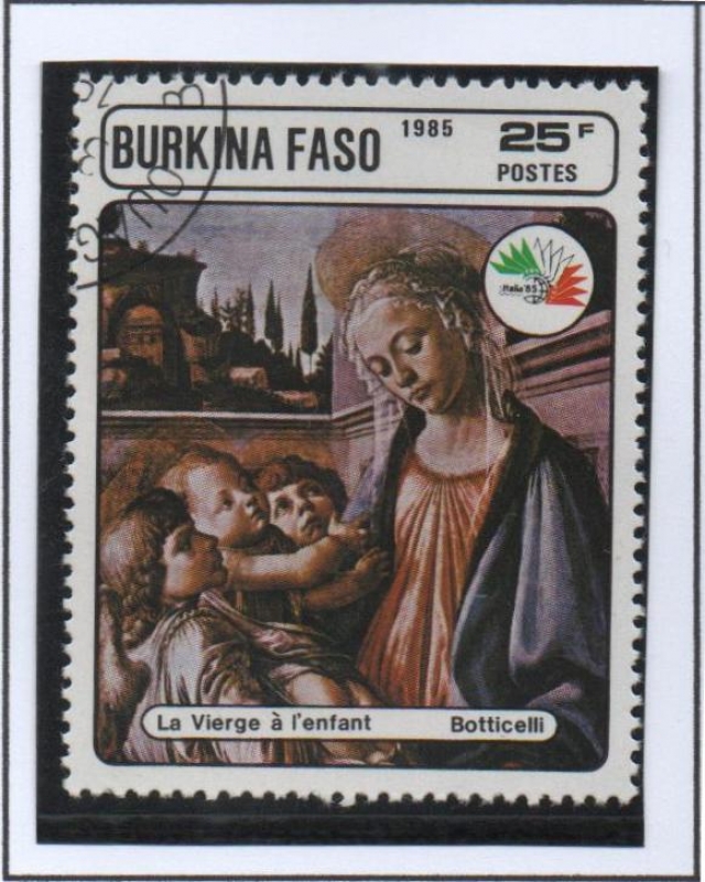 Italia'85 Virgen y niño