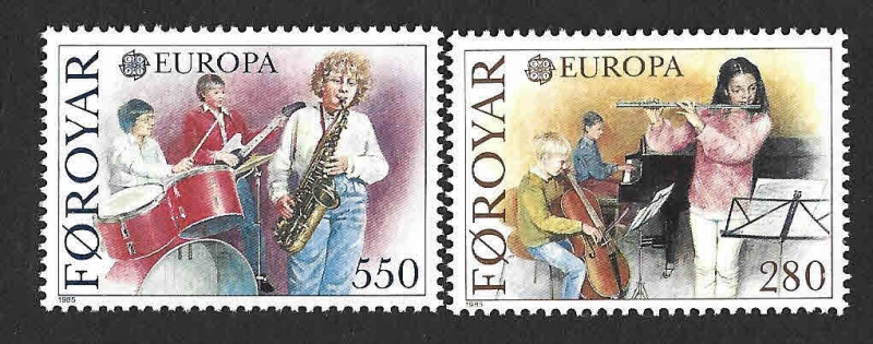 125-126 - Año Europeo de la Música (ISLAS FEROE)