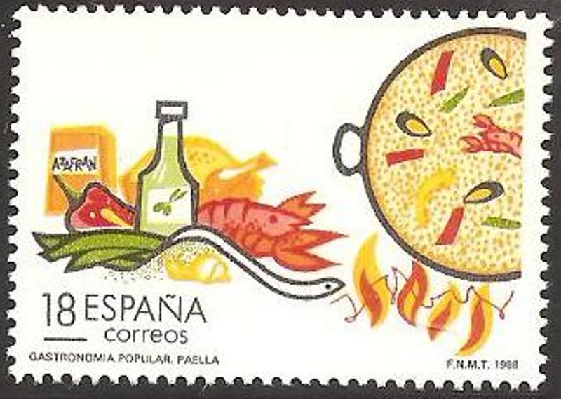 2935 - Gastronomía española, la paella