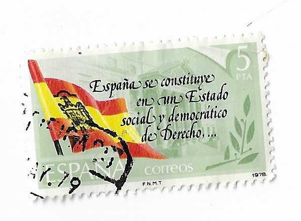 Edifil 2507. Proclamación de la Constitución Española