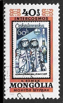 Astronautas: Czechoslovakia MiNr 2489
