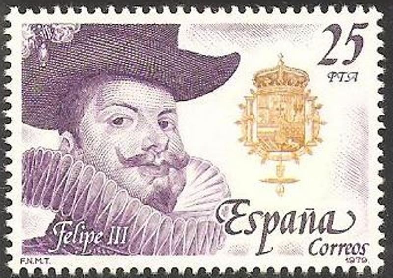 2554 - Rey de España, Casa de Austria, Felipe III
