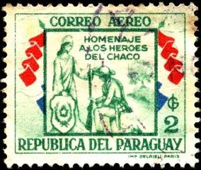 Homenaje a los héroes del Chaco.