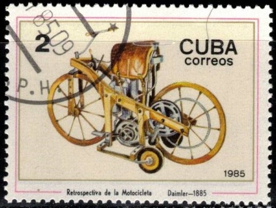 Centenario de la motocicleta(Daimler-Motorrad, 1885).