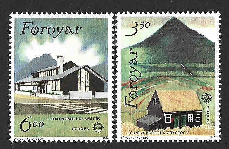 205-206 - Oficina Postal (ISLAS FEROE)