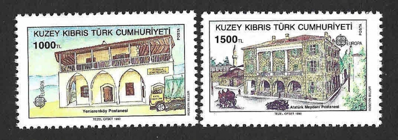 269-270 - Oficinas Postales (República Turca del Norte de Chipre)