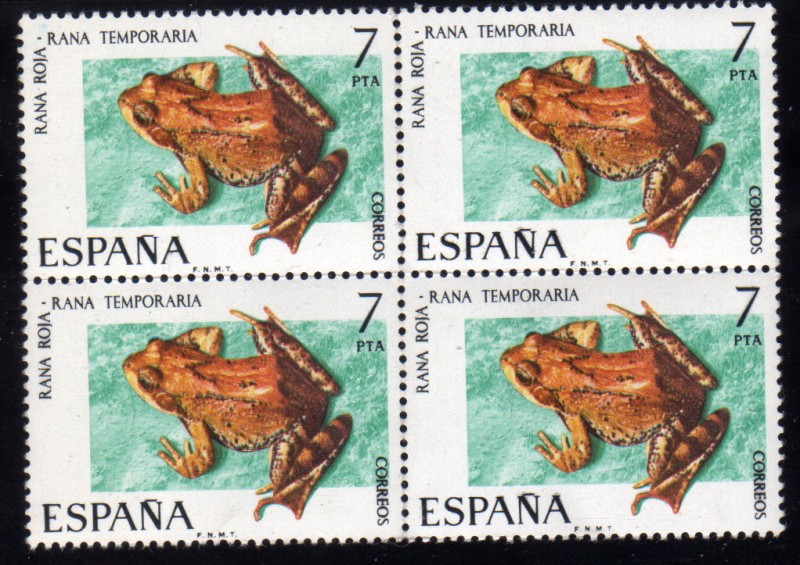 1975 B4 Fauna: Rana roja Edifil 2276