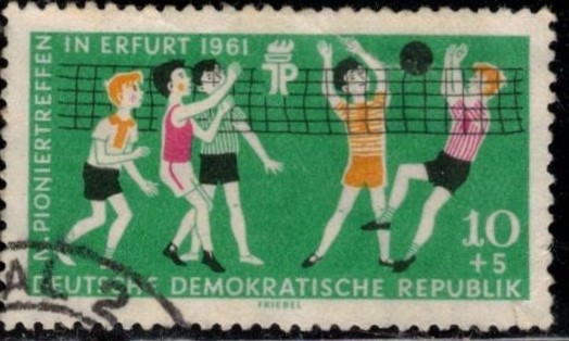 IV encuentro pionero en Erfurt en 1961(DDR).