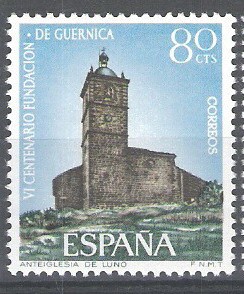 1720 VI Centenario de la fundación de Guernica. Iglesia de Luno.