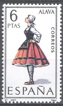 1767 Trajes típicos españoles.Alava.