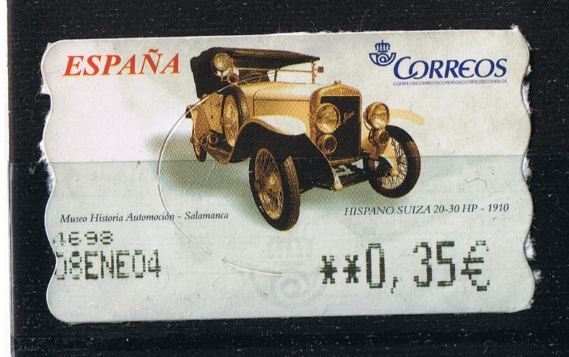 AMTS Museo Historia Automocion   Salamanca  Hispano Suiza 20 - 30 HP  1910