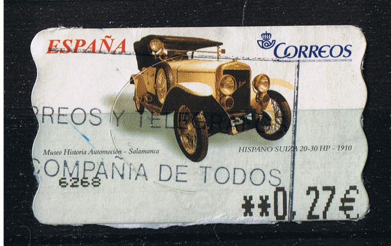 AMTS Museo Historia Automocion   Salamanca  Hispano Suiza 20 - 30 HP  1910