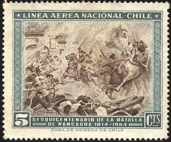 Sesquicentenario de la batalla de Rancagua.