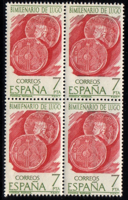1976 B4 Bimilenario de Lugo: Moneda Romana Edifil 2358