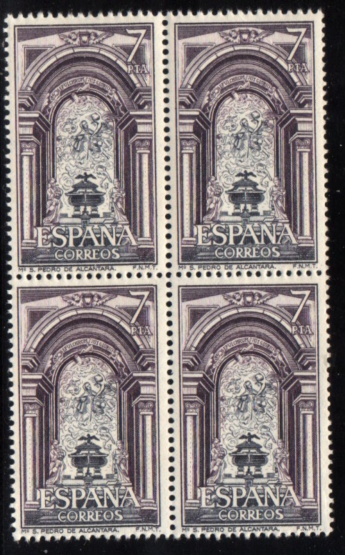 1976 B4 Monasterio de San Pedro de Alcantara Edifil 2376