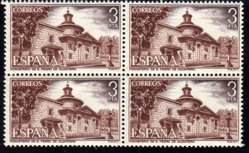 1976 B4 Monasterio de San Pedro de Alcantara Edifil 2375
