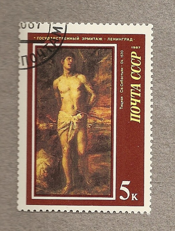 Sebastián por Tiziano