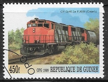 CN Gp40 2w #9666 (Ontario)