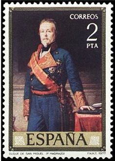 ESPAÑA 1977 2430 Sello Nuevo Pintor Federico Madrazo Duque de San Miguel