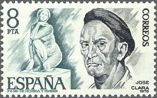 ESPAÑA 1978 2457 Sello Nuevo Personajes Españoles Jose Clara