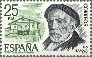 ESPAÑA 1978 2458 Sello Nuevo Personajes Españoles Pio Baroja