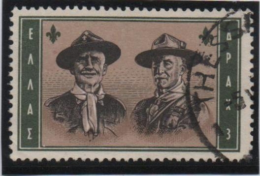 Athanasios Lefkaditis y Lord Baden Powell