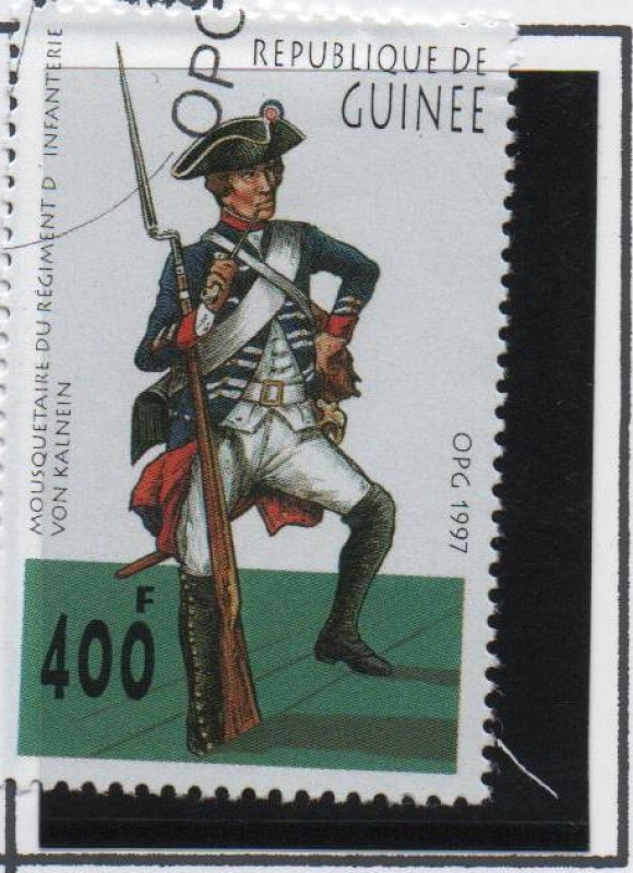 Antigos uniformes Alemanes: Reg. d' Von