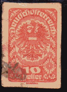 1919 Escudo, variedad sin dentar