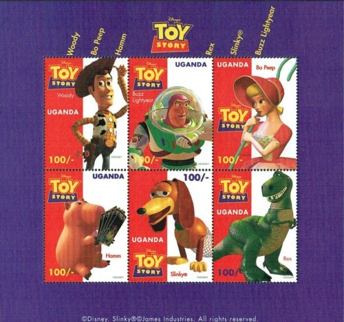 Uganda - 1997 - Correo - Nº 01493/98 - Nuevo sin fijasellos - ** - Toy Story