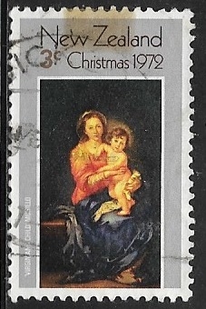 Navidad 1972 - Madonna y Niño por Murillo