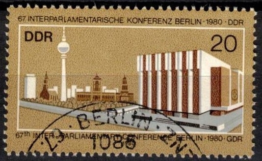67ª Conferencia Interparlamentaria, Berlín 1980.