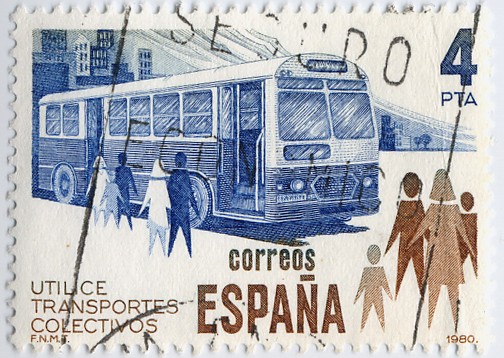 Utilice transportes colectivos