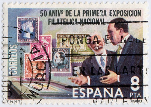 50 aniversario de la primera exposición filatélica nacional