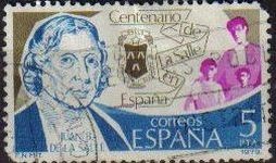 ESPAÑA 1979 2511 Sello Centenario de La Salle. Juan Bautista de La Salle Usado