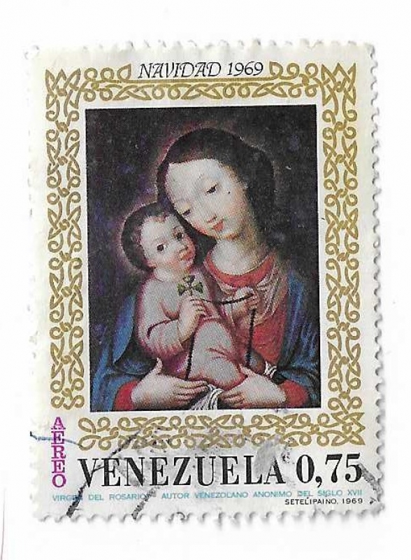 Navidad 1969. Virgen del Rosario