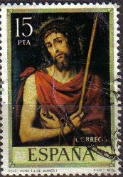ESPAÑA 1979 2539 Sello Día del Sello. Juan de Juanes IV Cent. de su Muerte Ecce-Homo Usado