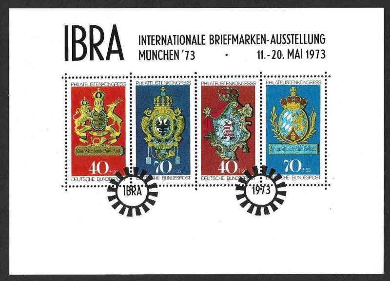 500-501-502ab - Exposición Filatélica Internacional (IBRA)
