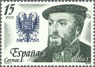 ESPAÑA 1979 2552 Sello Nuevo Reyes de España. Casa de Austria Carlos I