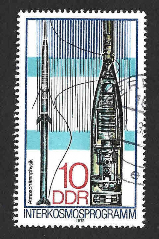 1898 - Logros en la Investigación Atmosférica y Espacial (DDR)