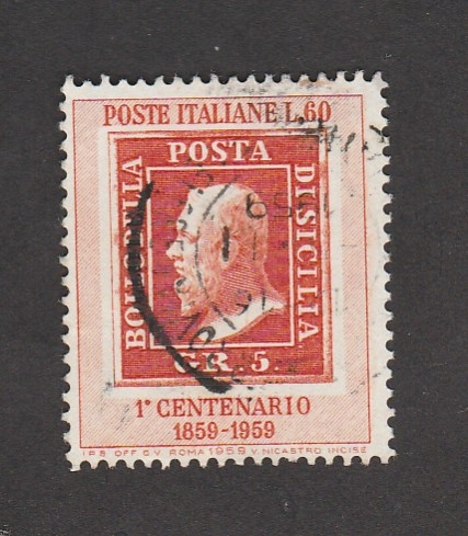 100 Aniv. del sello de Sicilia
