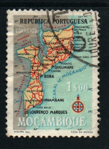 Colonia de Mozambique- Mapa