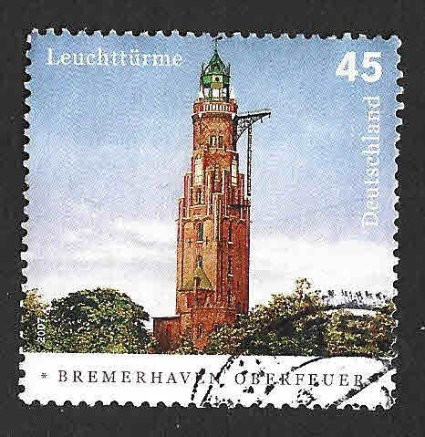 2447 - Faro de Bremerhaven Oberfeuer