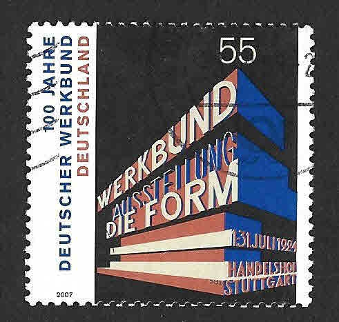 2458 - Centenario de la Federación Alemana de Trabajo
