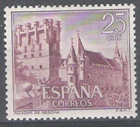 1739 Castillos de España. Alcazar de Segovia