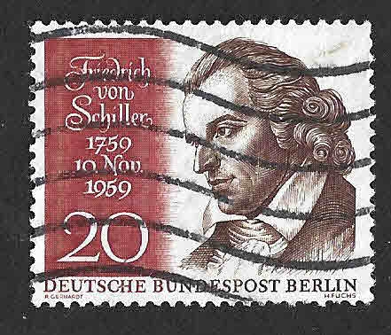 9N172 - 200 Aniversario de Friedrich von Schiller (BERLÌN)