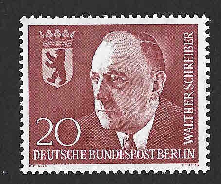 9N174 - II Aniversario de la muerte de Walther Schreiber (BERLÍN)