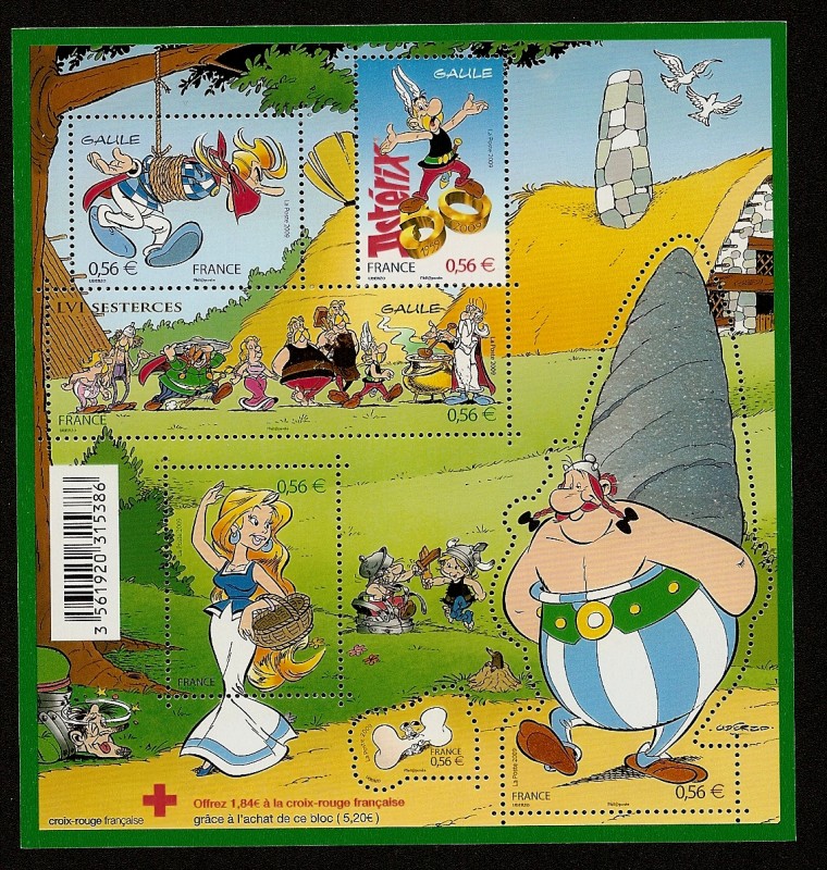 Personajes de Asterix - HB con donativo a la Cruz Roja Francesa