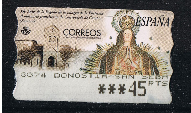 350 Aniv. de la llegad de la imgen de la Purísima al santuario franciscano de Castroverde de Campos