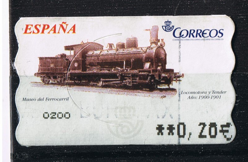 Museo del Ferrocarril Locomotora y tender   año 1900-1901