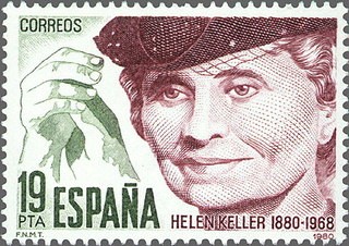ESPAÑA 1980 2574 Sello Nuevo Centenario de Hellen Keller (1880-1968) Yvert2220 Scott2214